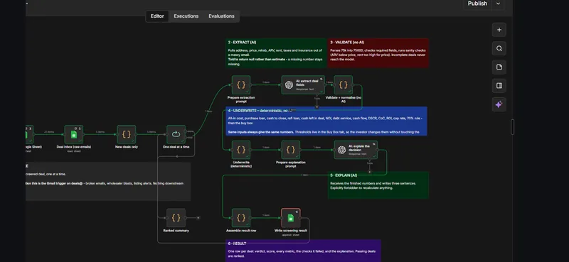 AI Real Estate Deal Screener with Underwriting, screenshot 1