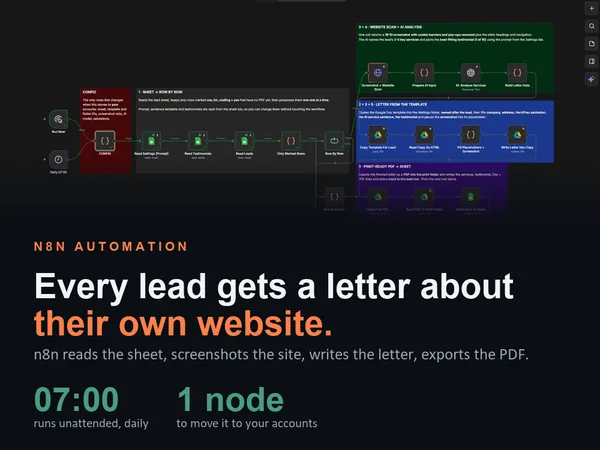 AI Personalised Letter & Direct Mail Pipeline, cover