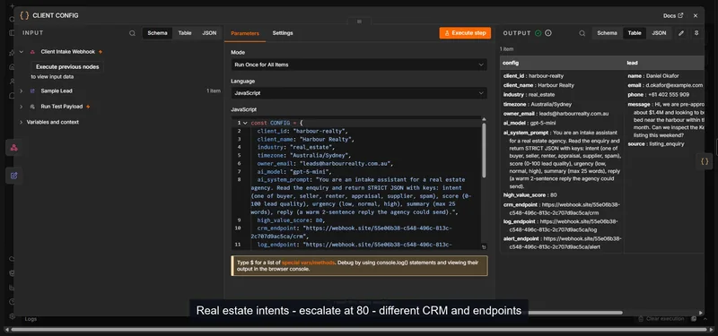 n8n White-Label Template: New Client Onboarded by Config Change, screenshot 2